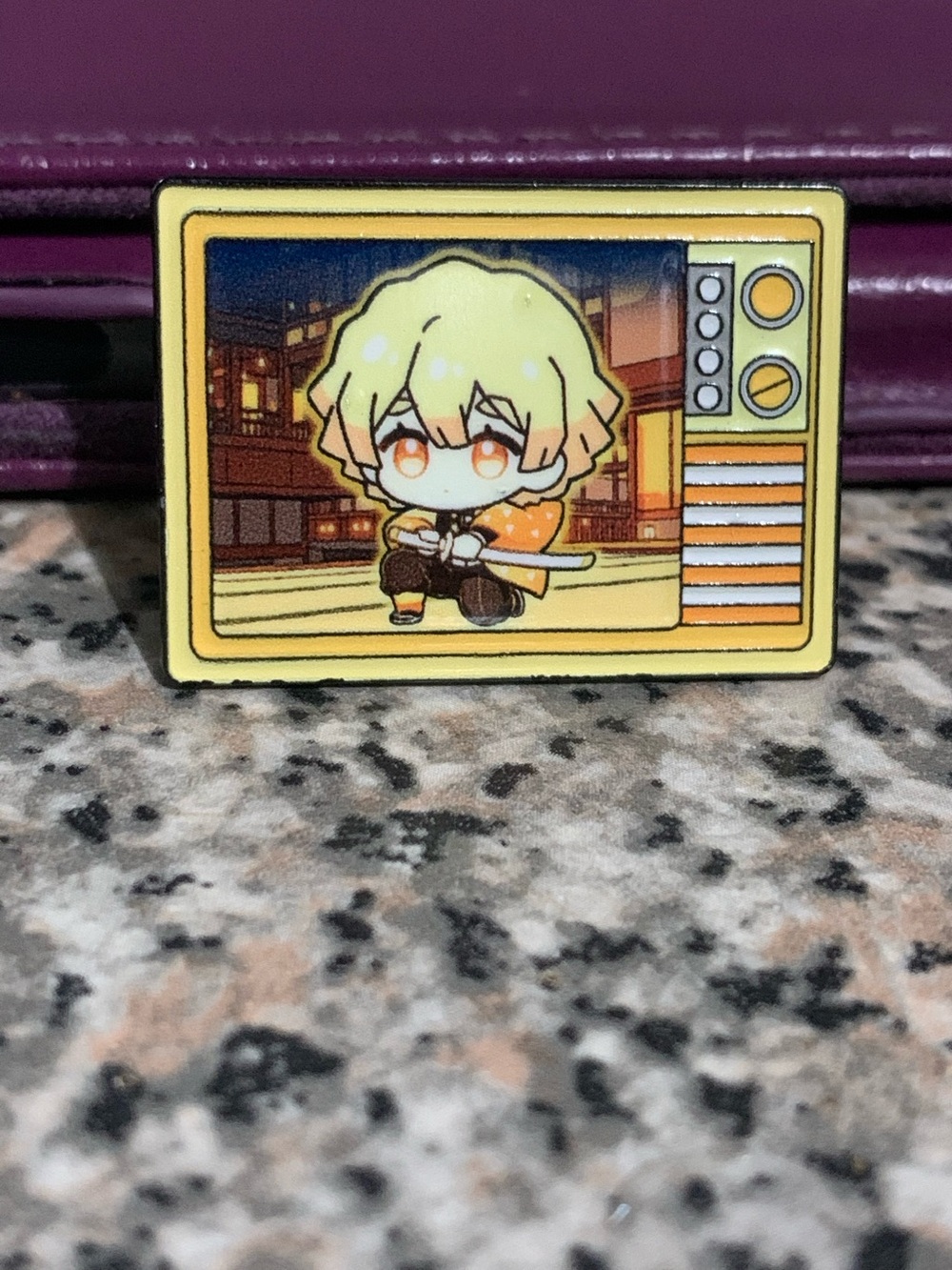 Demon Slayer: Kimetsu no Yaiba Anime TV Frame Enamel Pin